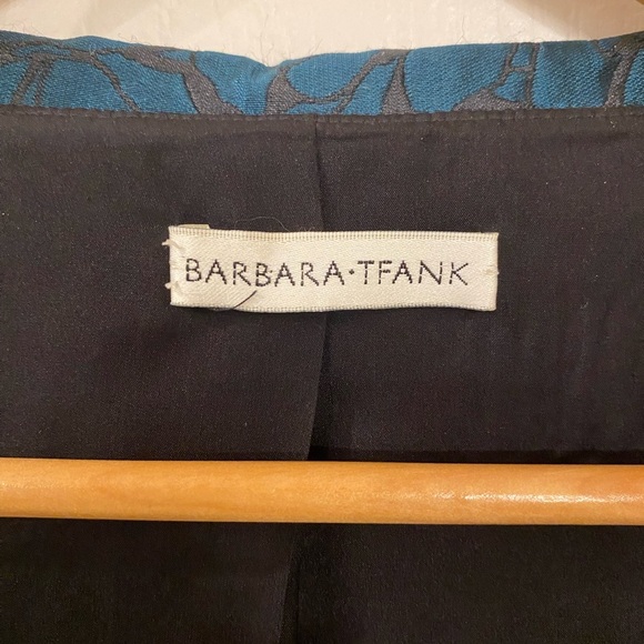 Barbara TFank Womens Jacquard Textured Green Jacket - Picture 5 of 7